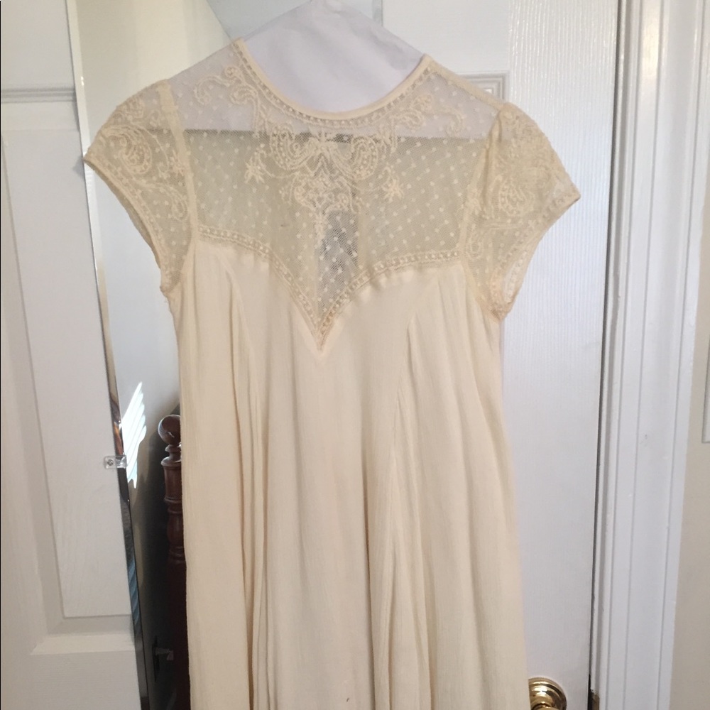 Urban Outfitters cream Kimchi Blue dress